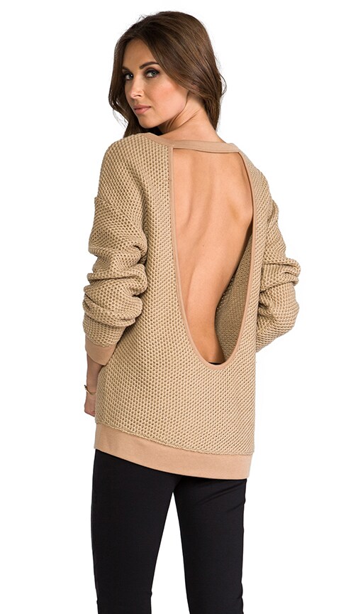 Cut Back Sweater