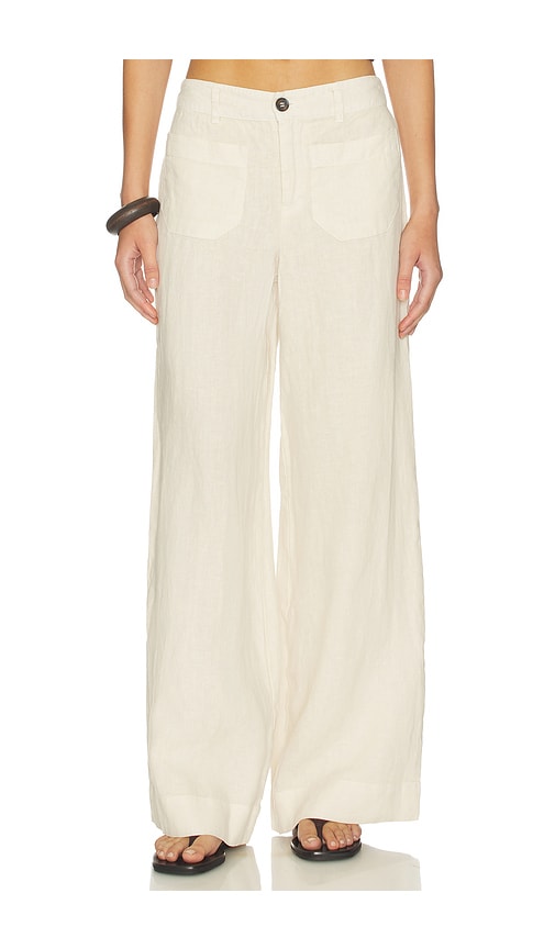 Sanctuary The Linen Marine Wide Leg Pants
