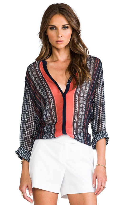 Scarf Print Blouse