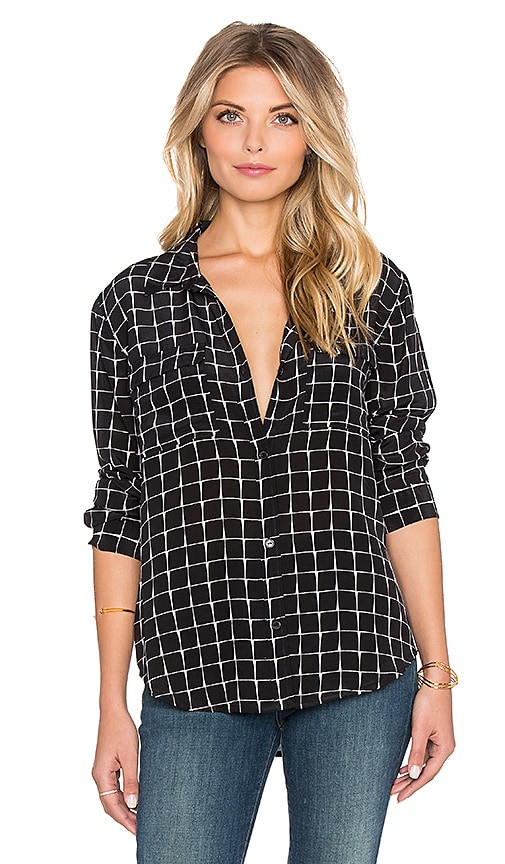 Silk Tailored Boyfriend Shirt