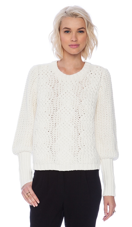 Sass & Bide Special Effects Sweater in Ivory | REVOLVE