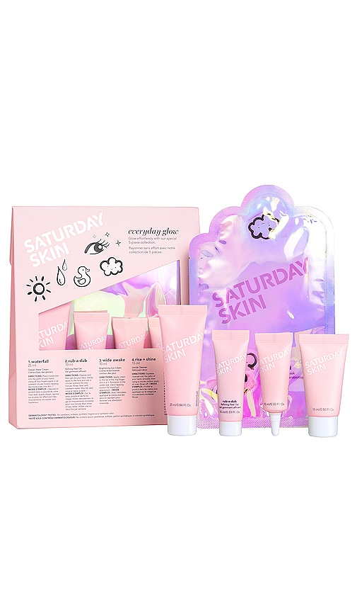 SATURDAY SKIN EVERYDAY GLOW SET,SATK-WU13