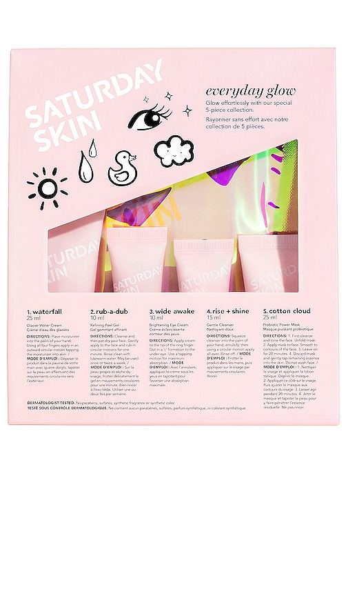 SATURDAY SKIN EVERYDAY GLOW SET,SATK-WU13