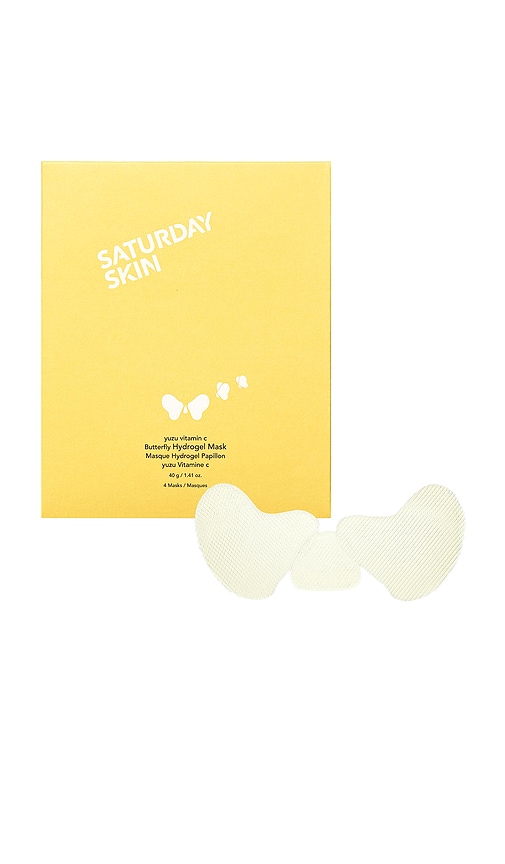 Saturday Skin Yuzu Vitamin C Butterfly Hydrogel Mask 4 Pack in Beauty NA 19$