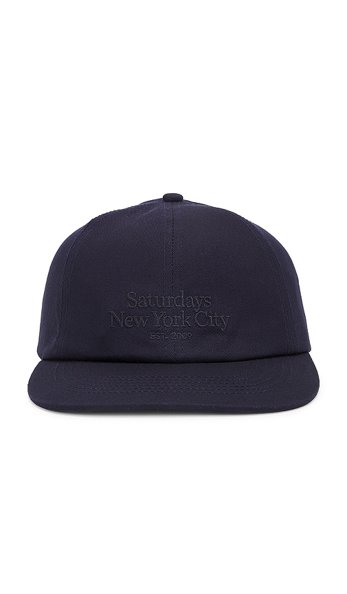 Shop Saturdays Surf Nyc Miller Standard Abie Dad Hat In Navy