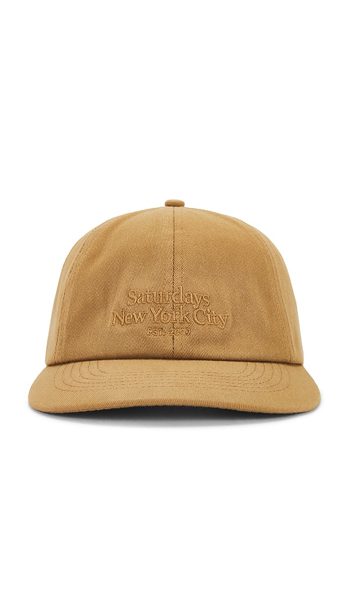 Shop Saturdays Surf Nyc Miller Standard Abie Dad Hat In Tan