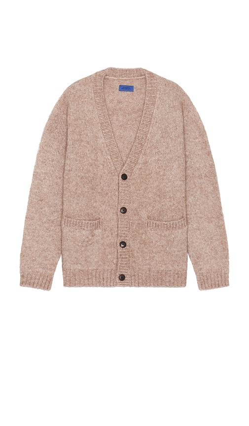 Shop Saturdays Surf Nyc Michael Shaggy Wool Cardigan In Pumice