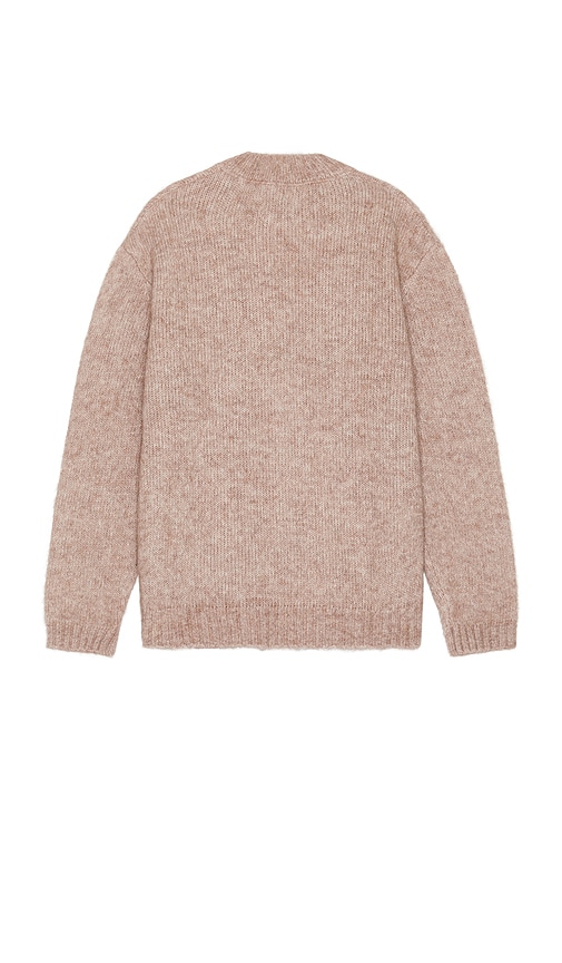 Shop Saturdays Surf Nyc Michael Shaggy Wool Cardigan In Pumice