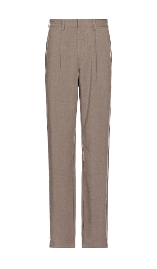 Shop Saturdays Surf Nyc George Wool Gabardine Trouser In Taupe