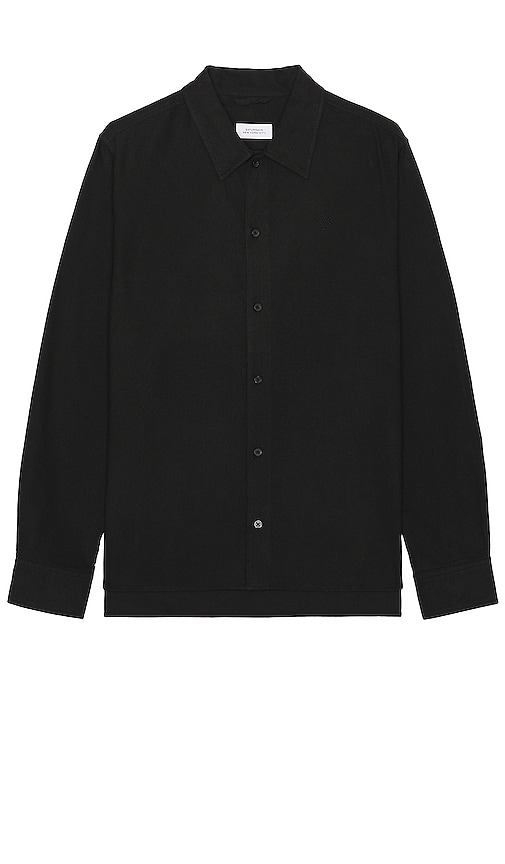 Shop Saturdays Surf Nyc Broome Flannel Shirt In Black