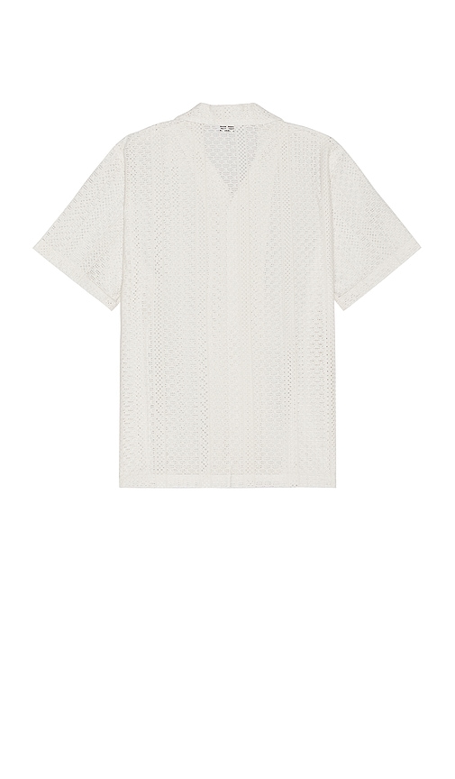 Shop Saturdays Surf Nyc Canty Cotton Lace Shirt In 象牙白