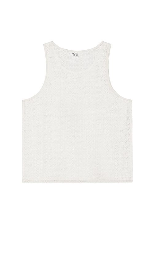 SATURDAYS SURF NYC GABRIEL COTTON LACE TANK 