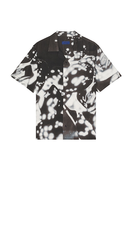 Shop Saturdays Surf Nyc Canty Dossy Short Sleeve Shirt In Black