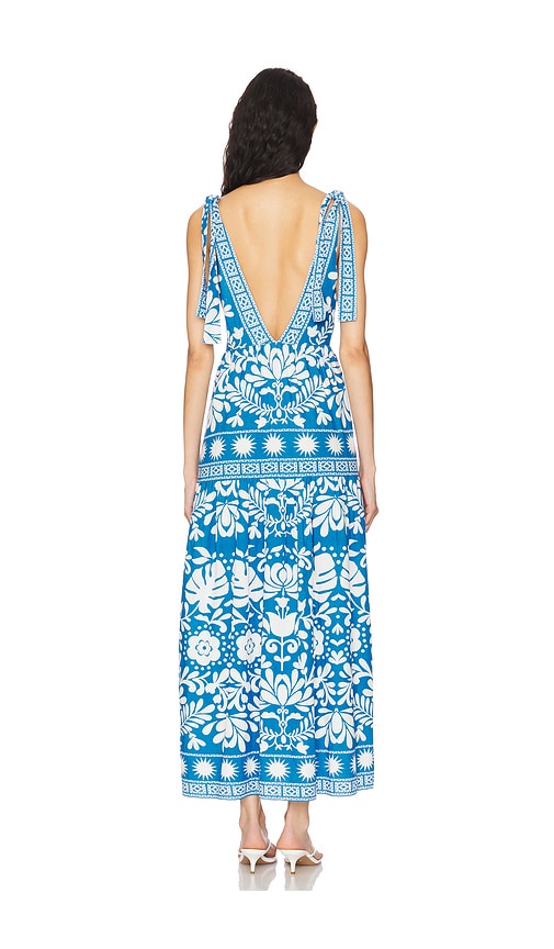  Saylor Maxikleid Brenna In Blue,white. Größe S. Also In Xs, M. 