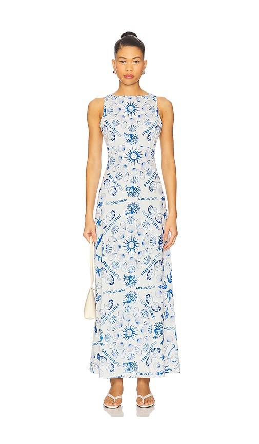 Verica Dress in Blue. - size S (also in L, M, XS)