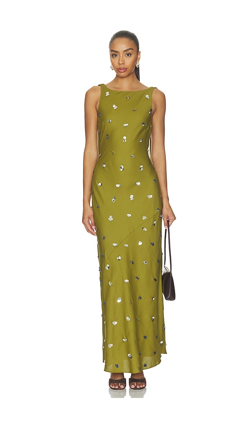 Saylor Elina Dress In Green