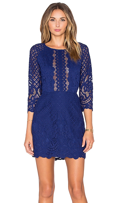 SAYLOR Alexandra Dress in Deep Blue | REVOLVE