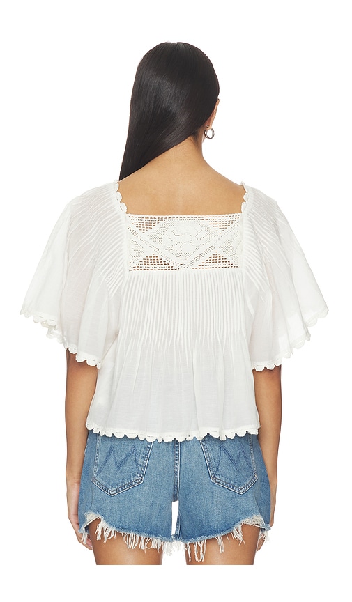  Saylor Oberteil Eula In White. Größe Xs. Also In S, M. 