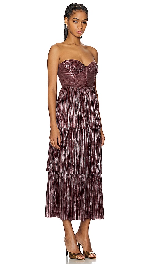  Sabina Musayev Kleid Ascella In Brown. Größe M. Also In L. 