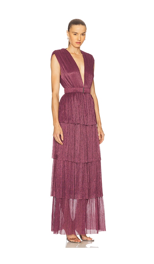 Sabina Musayev Skylar Dress In Purple