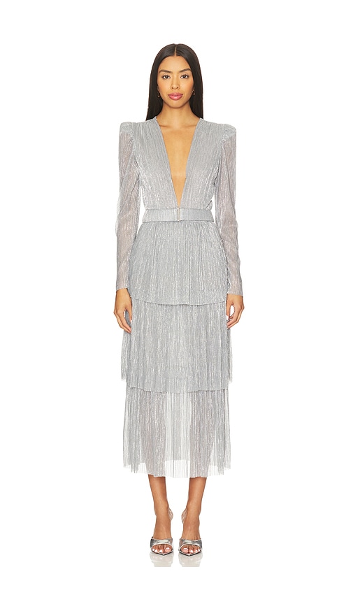Sabina Musayev Carry Dress In Gray