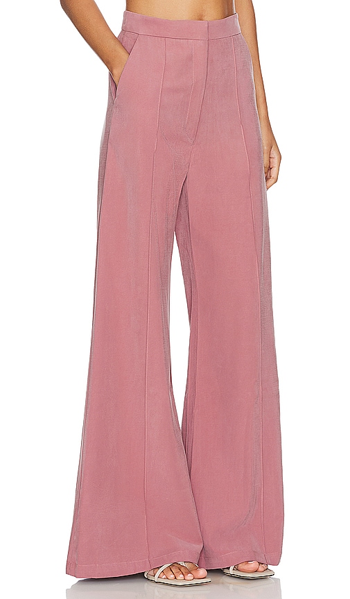 Shop Sabina Musayev Polaris Pants In Ash Rose