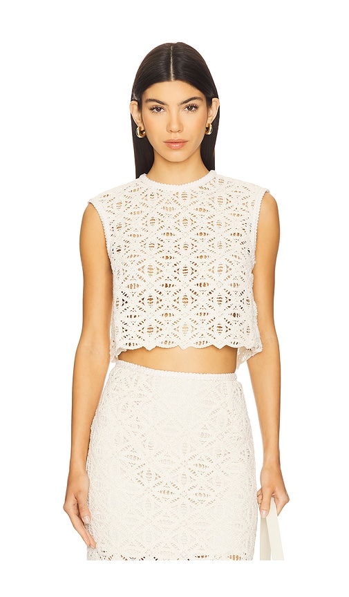 Debby Top in Ivory. - size XS (also in M, S)