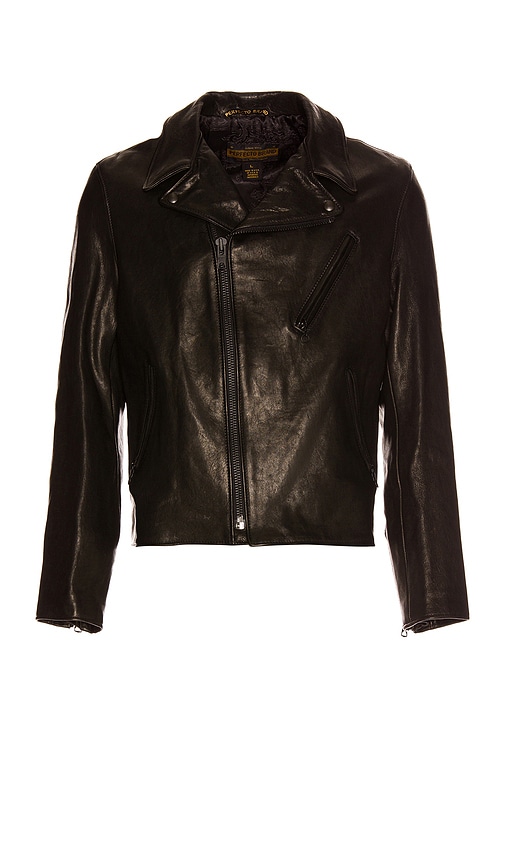 Schott Raven Lambskin Perfecto in Black