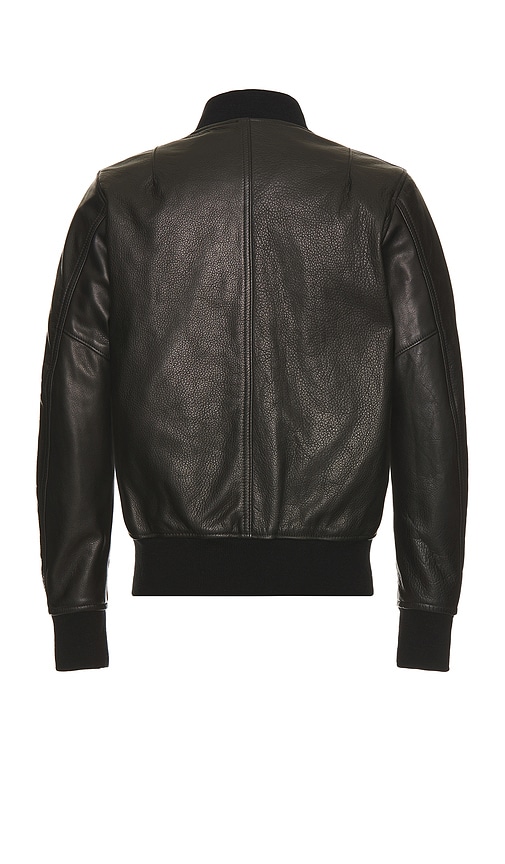 Shop Schott Lightweight Bomber Jacket In Black