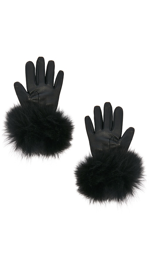 Susanna Chow Dawson Leather Gloves In Black