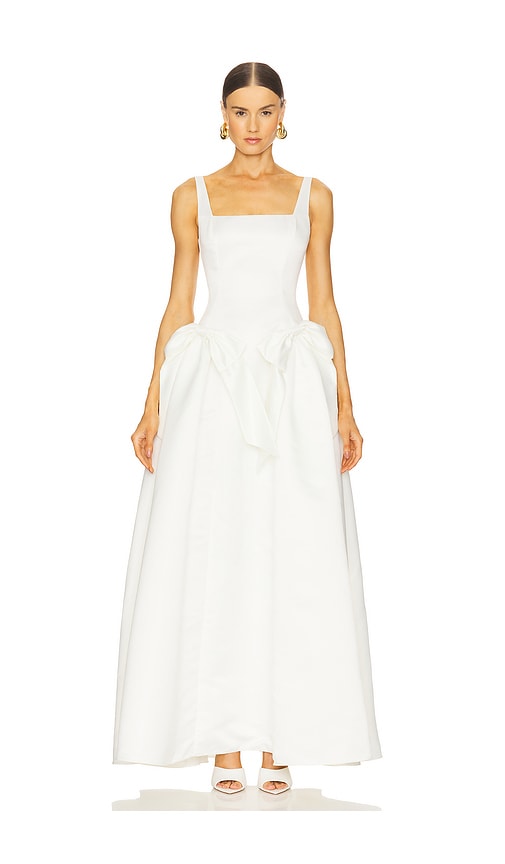 Susanna Chow Georgina Maxi Dress in White
