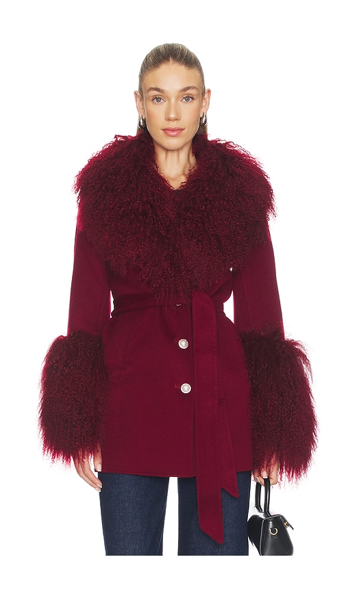Susanna Chow x REVOLVE Mimi Cashmere Shearling Coat