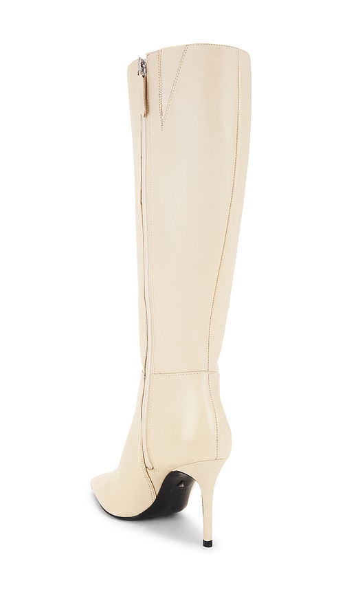  Schutz Mikki Up Boot In Ivory. Size 9.5. Also In 10. 