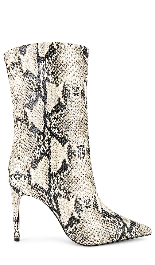 Schutz Mary Heel in Snake Natural