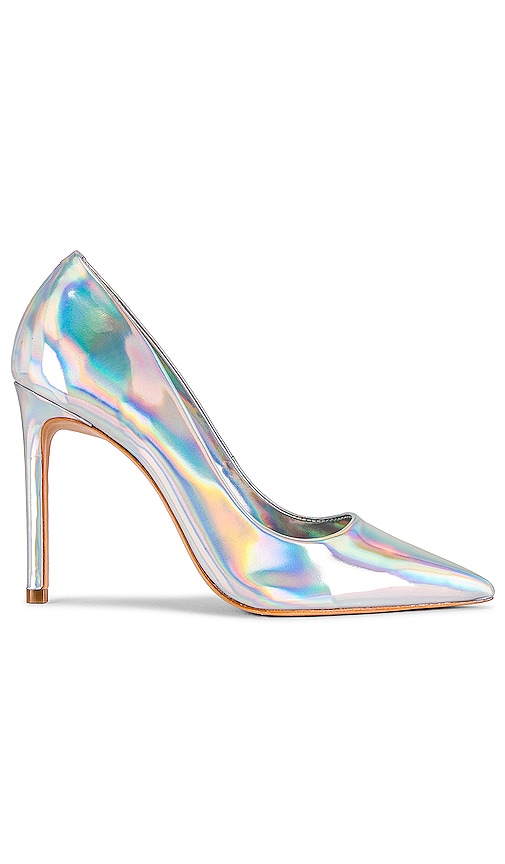 Schutz Lou Pump in Silver | REVOLVE