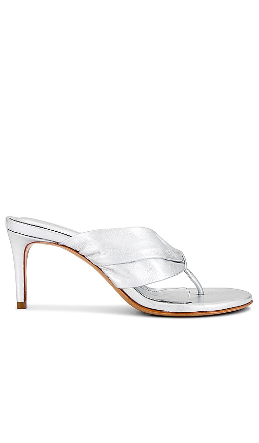 Shop Schutz Willow Sandal In Metallic Silver