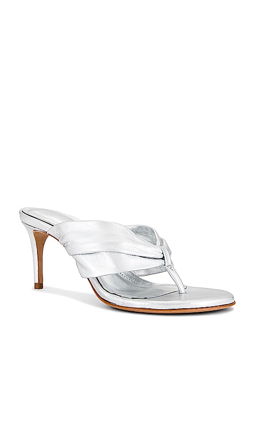 Shop Schutz Willow Sandal In Metallic Silver