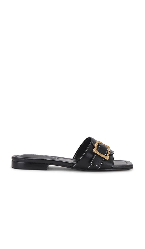 SCHUTZ WAVY FLAT SANDAL 