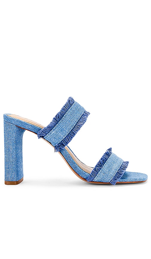 Schutz Amely Sandal In Azul & Summer Jeans