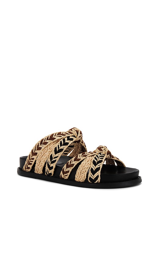 Shop Schutz Trassie Sporty Sandal In 黑色