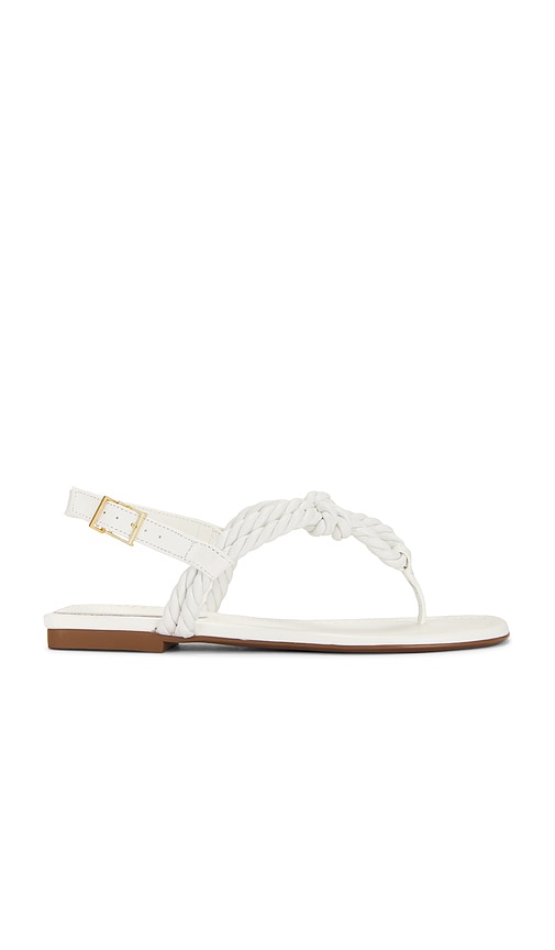 Shop Schutz Sage Flat Sandal In White