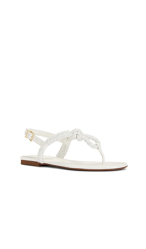 Shop Schutz Sage Flat Sandal In White