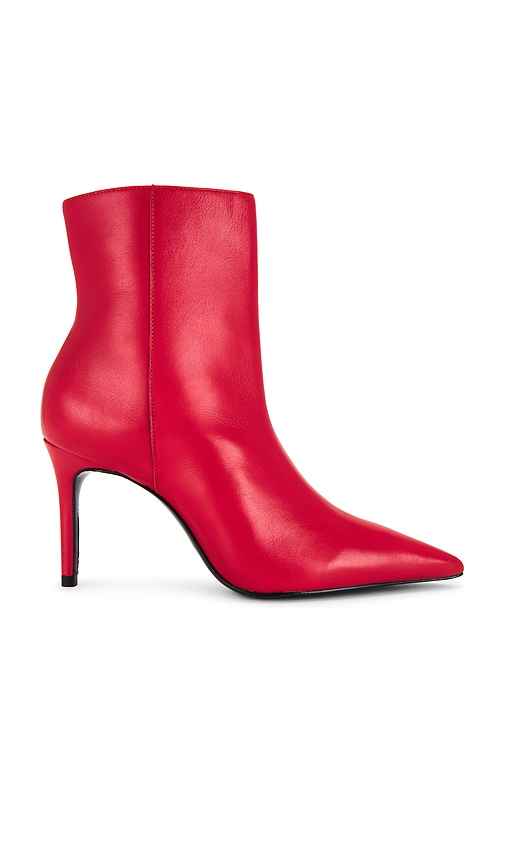 Shop Schutz Mikki Bootie In Flame Scarlet