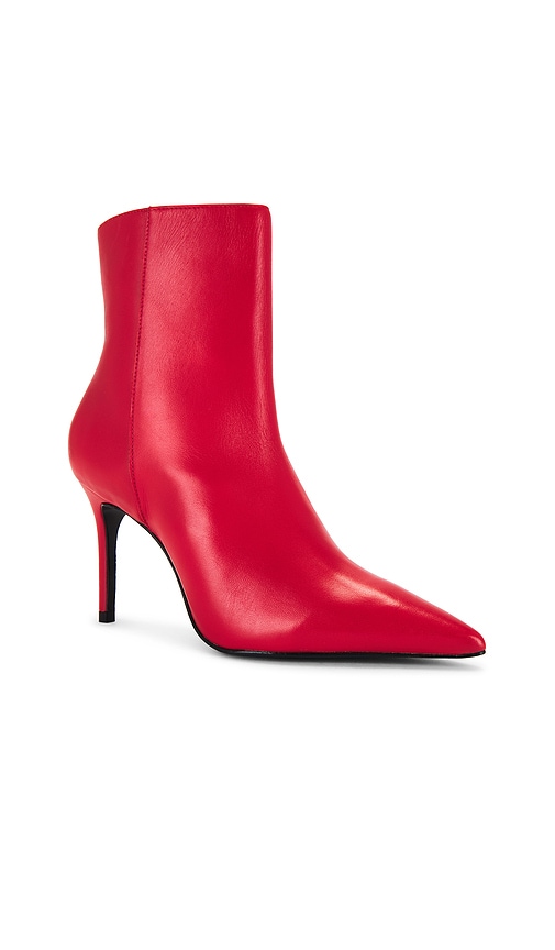 Shop Schutz Mikki Bootie In Flame Scarlet