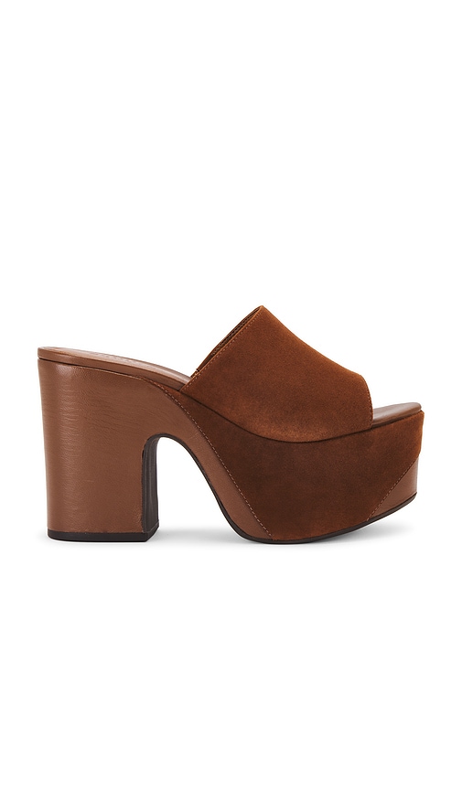 Shop Schutz Dalle Wave Sandal In Camel Coffee