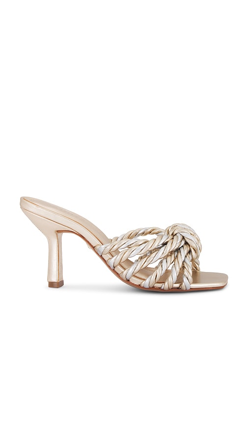 Shop Schutz Capri Sandal In Platina Prata