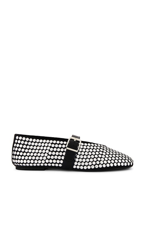 Shop Schutz Eiza Studs Flat In Ë¸ë