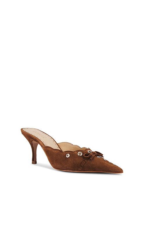 Shop Schutz Hilly Mule In Dark Caramel