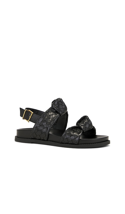 Shop Schutz Kareena Knot Sporty Sandal In Black
