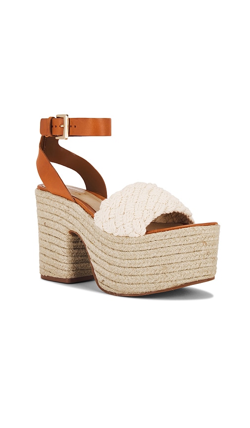 Schutz Isabel Cutout Sandal In Cru